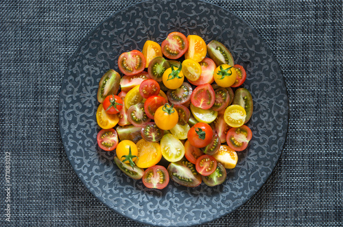 Tomato salad with pesto from Jamie Oliver photo