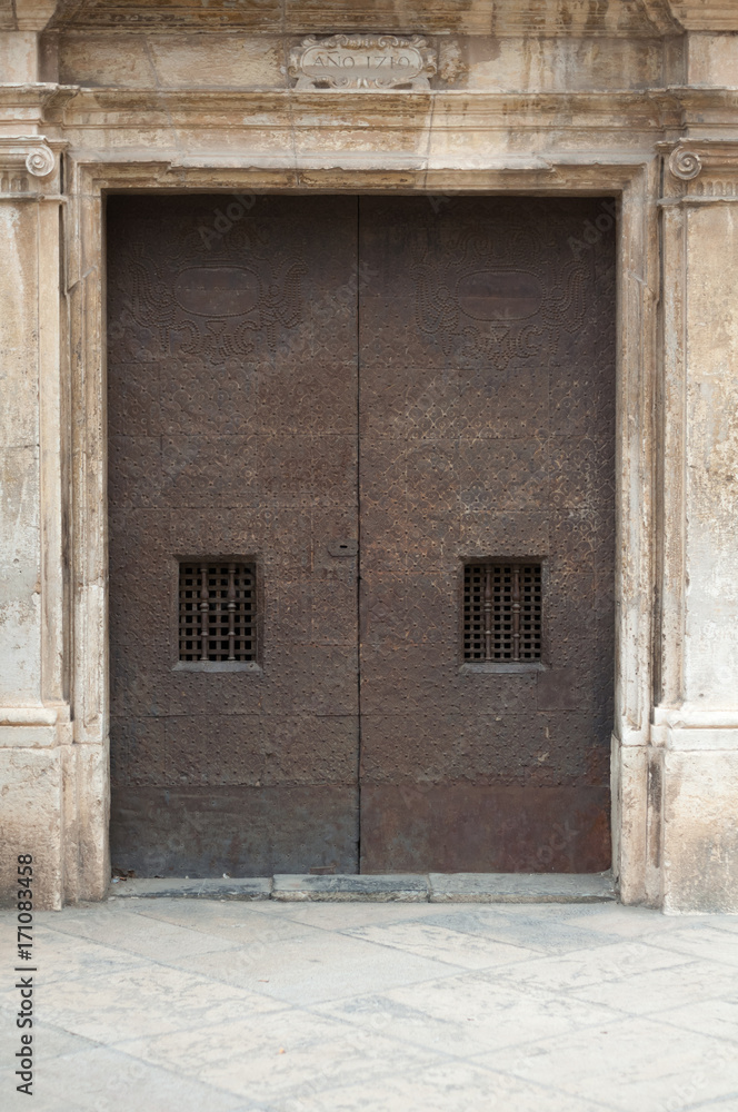 old medieval door