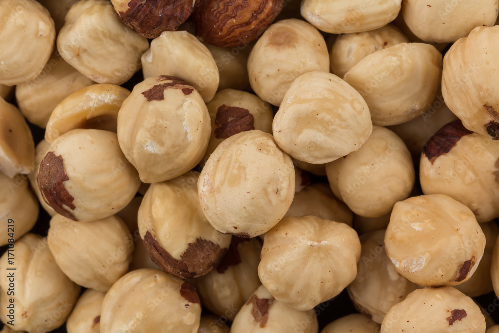 Hazel nuts close up Hazel nuts close up