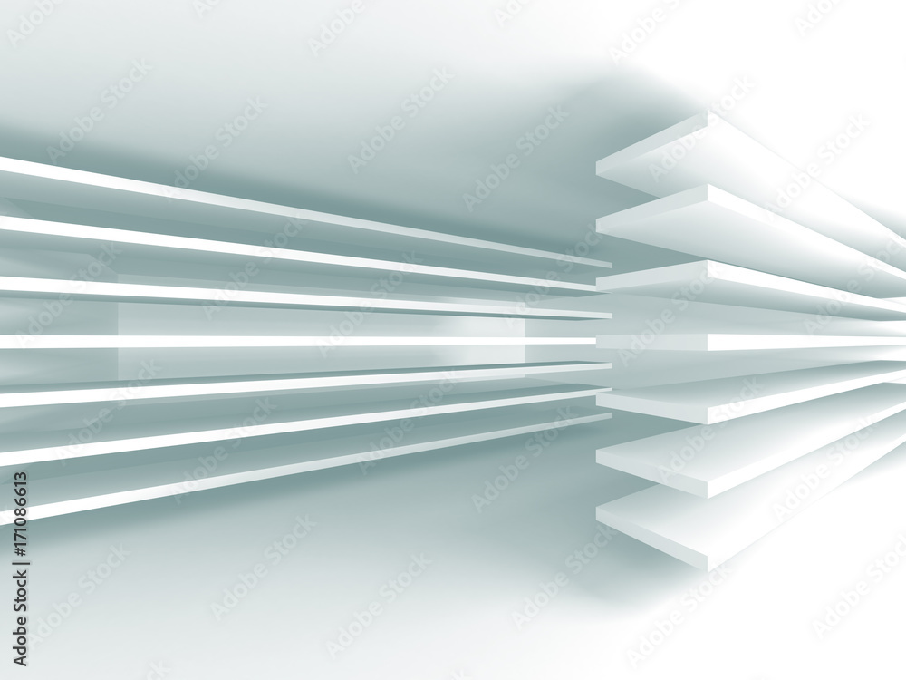 Abstract Modern White Architecture Background Abstract Modern White Architecture Background