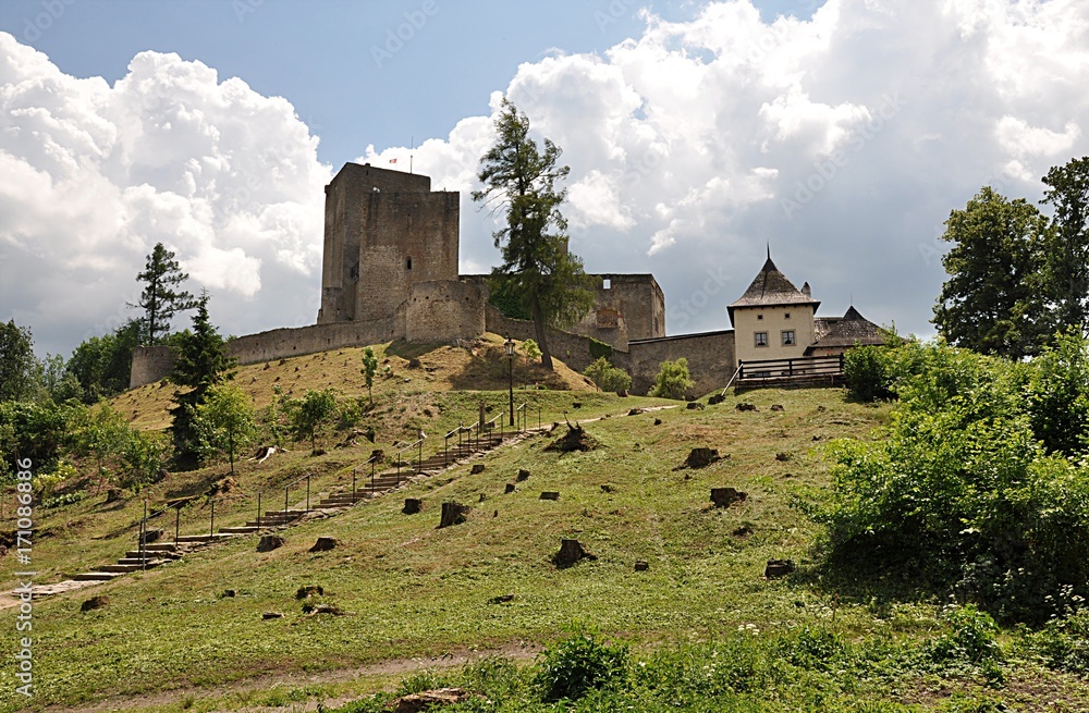 ruins castle,Landstejn,Czech republic,Europe