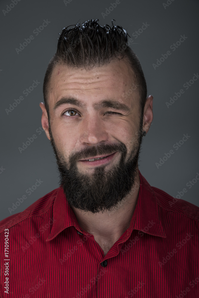 Fototapeta premium emotional guy