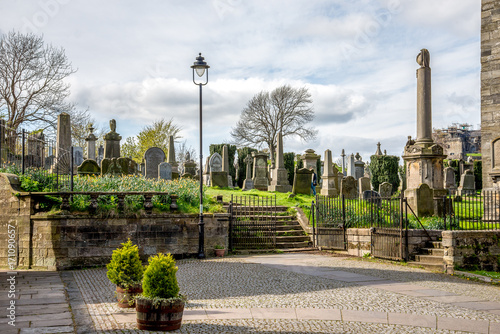 A cemetery near the Church of Holy Rude in Striling city