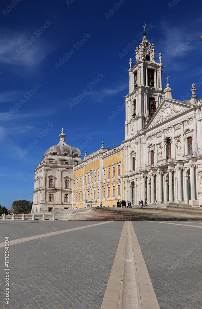 Mafra National palace in Portugal