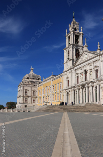 Mafra National palace in Portugal