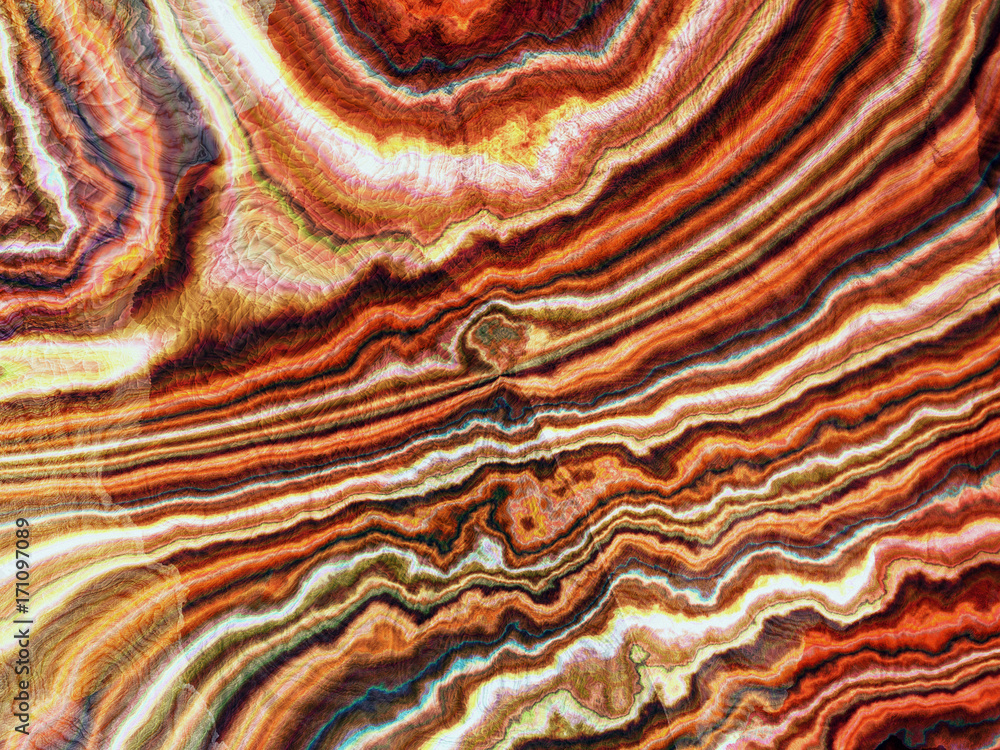 Fototapeta premium Tabby Gem Texture Background - Fractal Art 