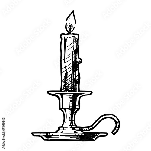 Vector illustration of candlestick