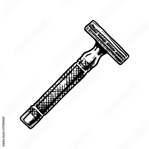 Vector illustration of shaving accessories