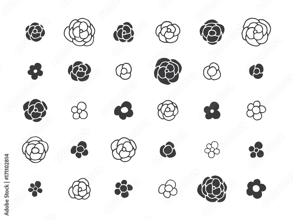 hand drawn floral decorative design elements hand drawn floral decorative design elements