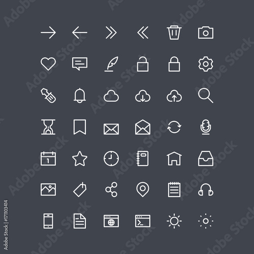 Essential UI Icons For Apps