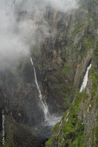 The Voringfossen Waterfall