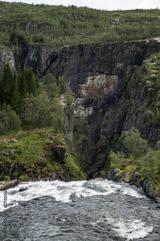 The Voringfossen Waterfall