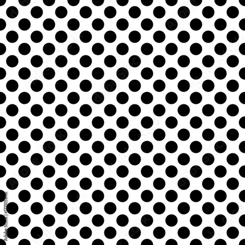 Polka dot series No.1, seamless pattern. Vector texture, background