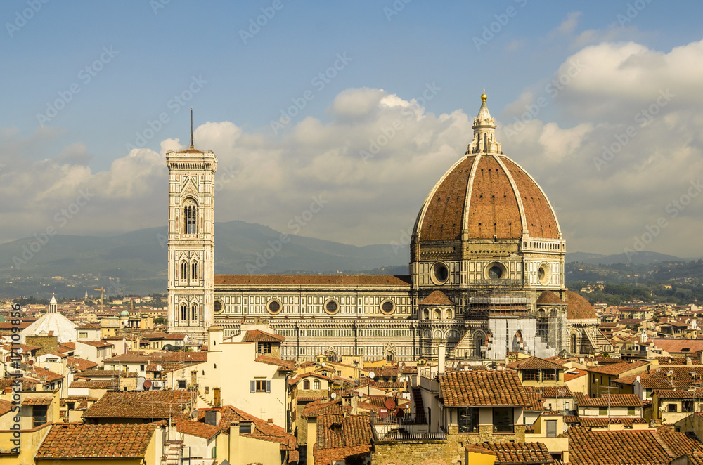 the dome of the cathedral of florence at level