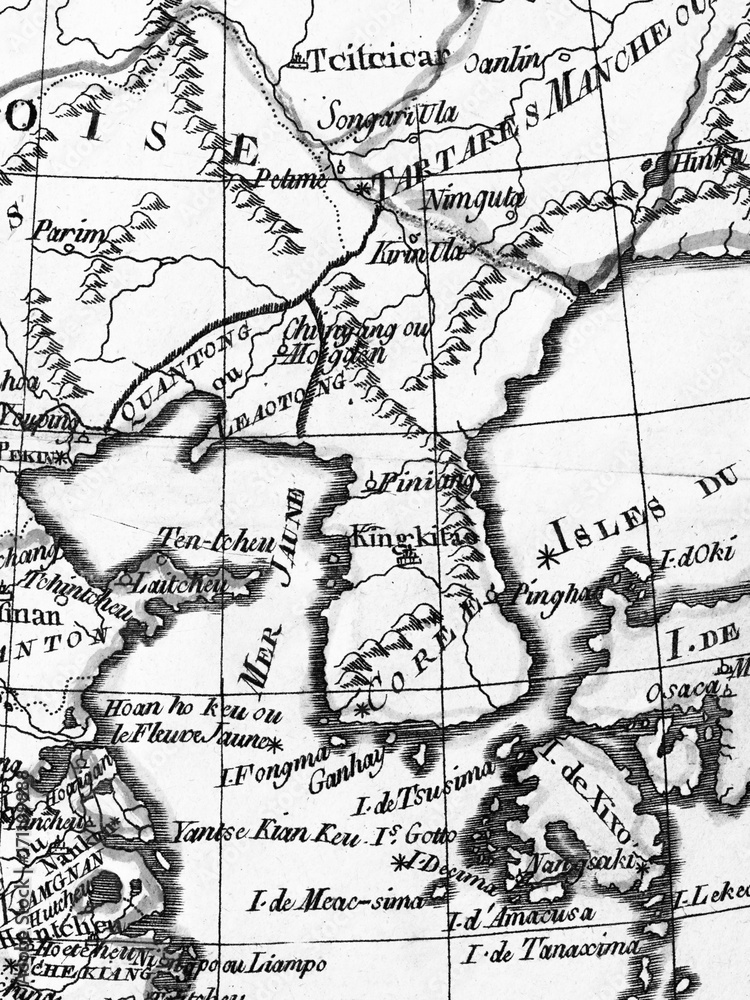 古地図　東アジア