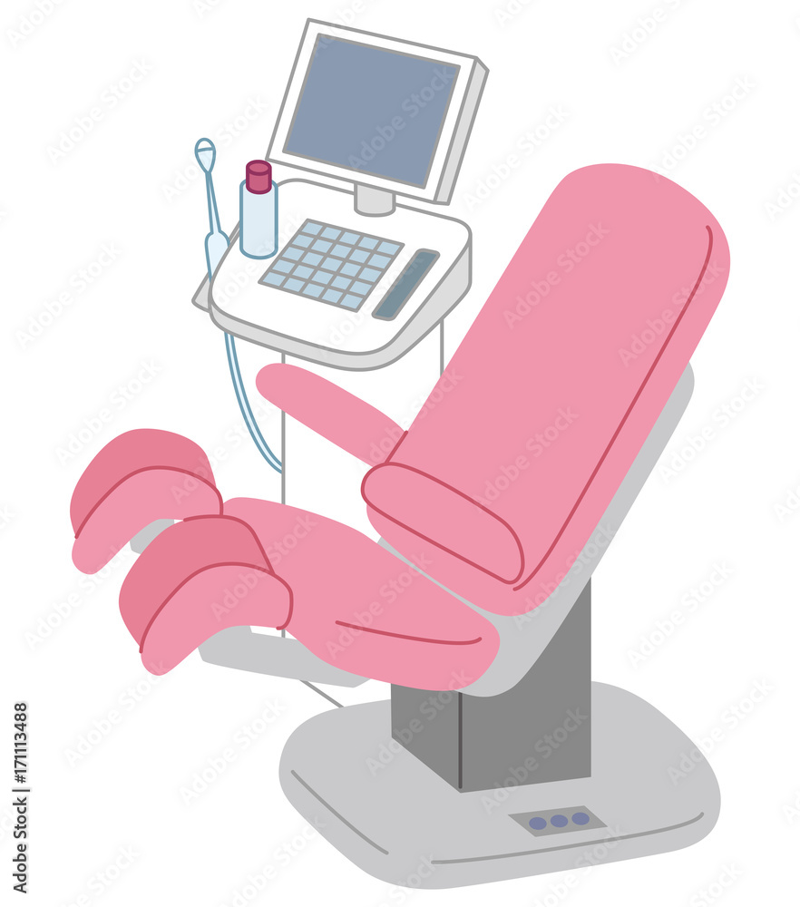 産婦人科 内診台 Stock Illustration Adobe Stock