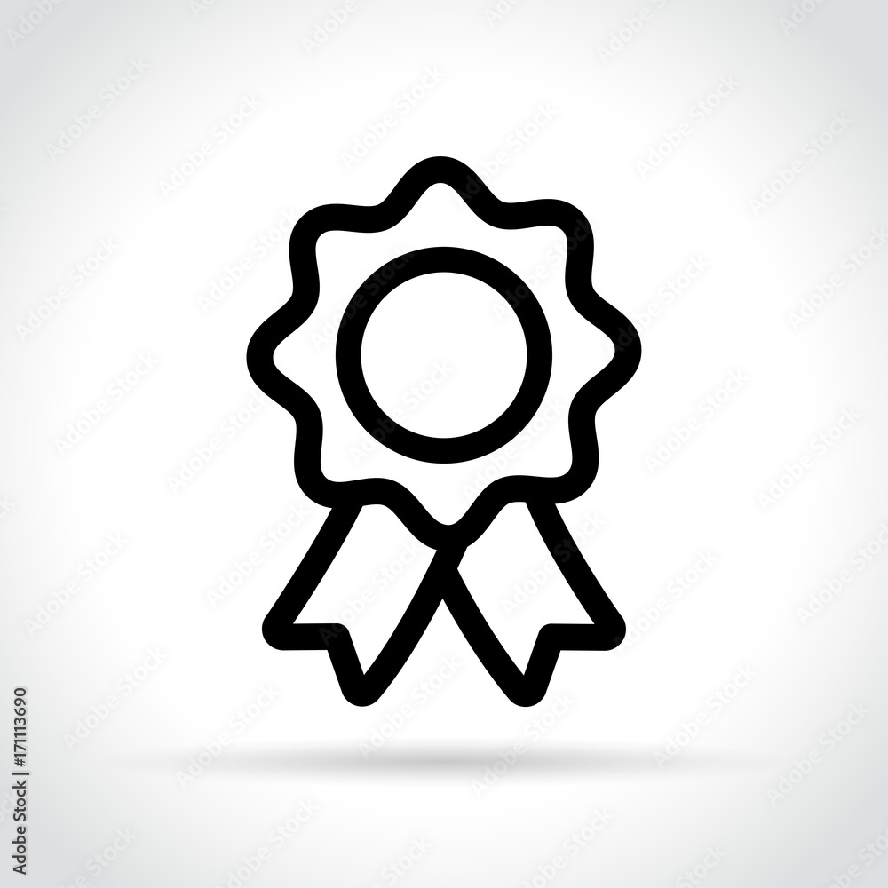 award icon on white background award icon on white background