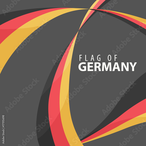 Flag of Germany against a dark background