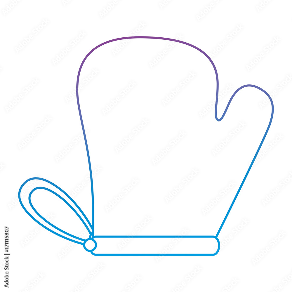 kitchen glove isolated icon vector illustration design kitchen glove isolated icon vector illustration design