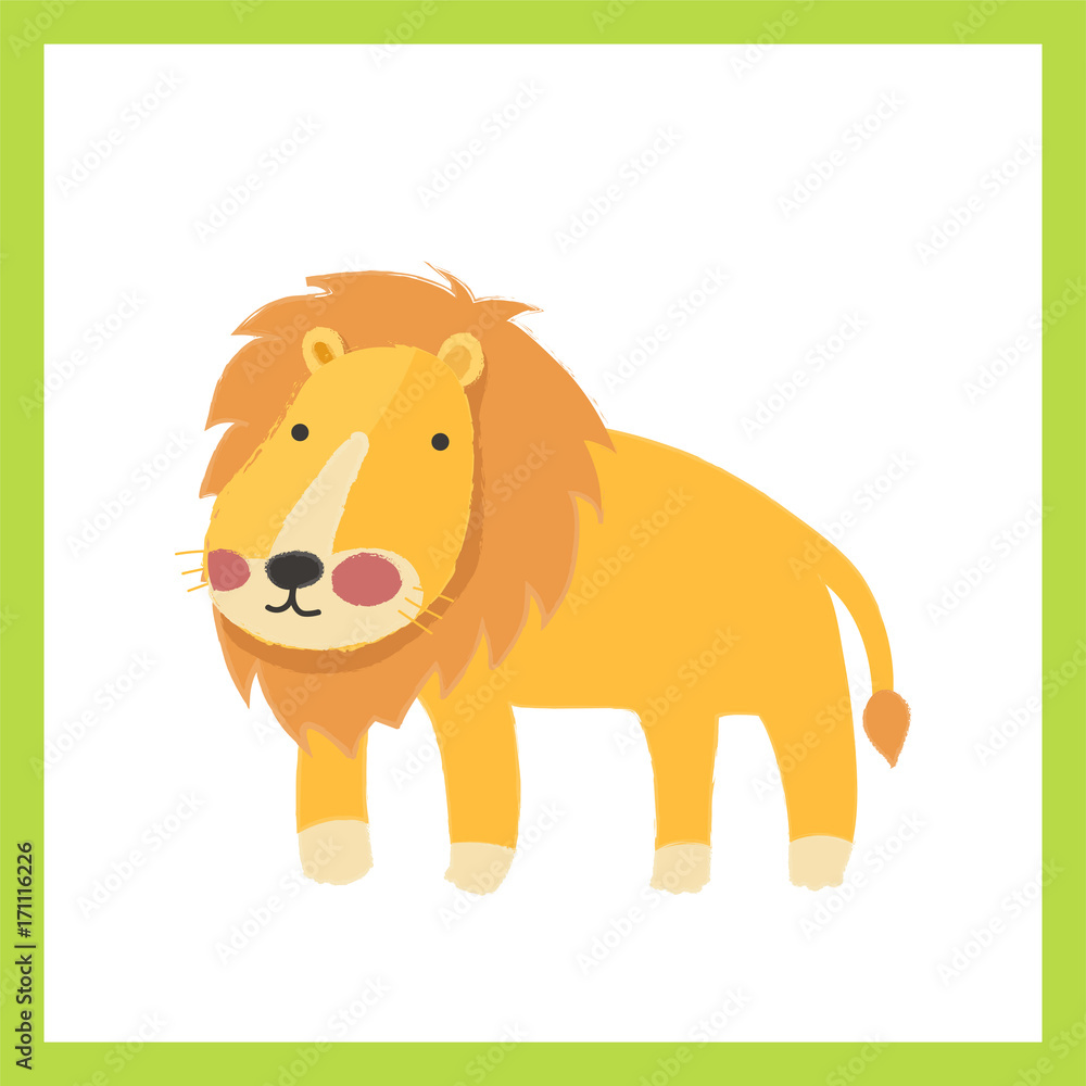 Illustration drawing style of animal Illustration drawing style of animal