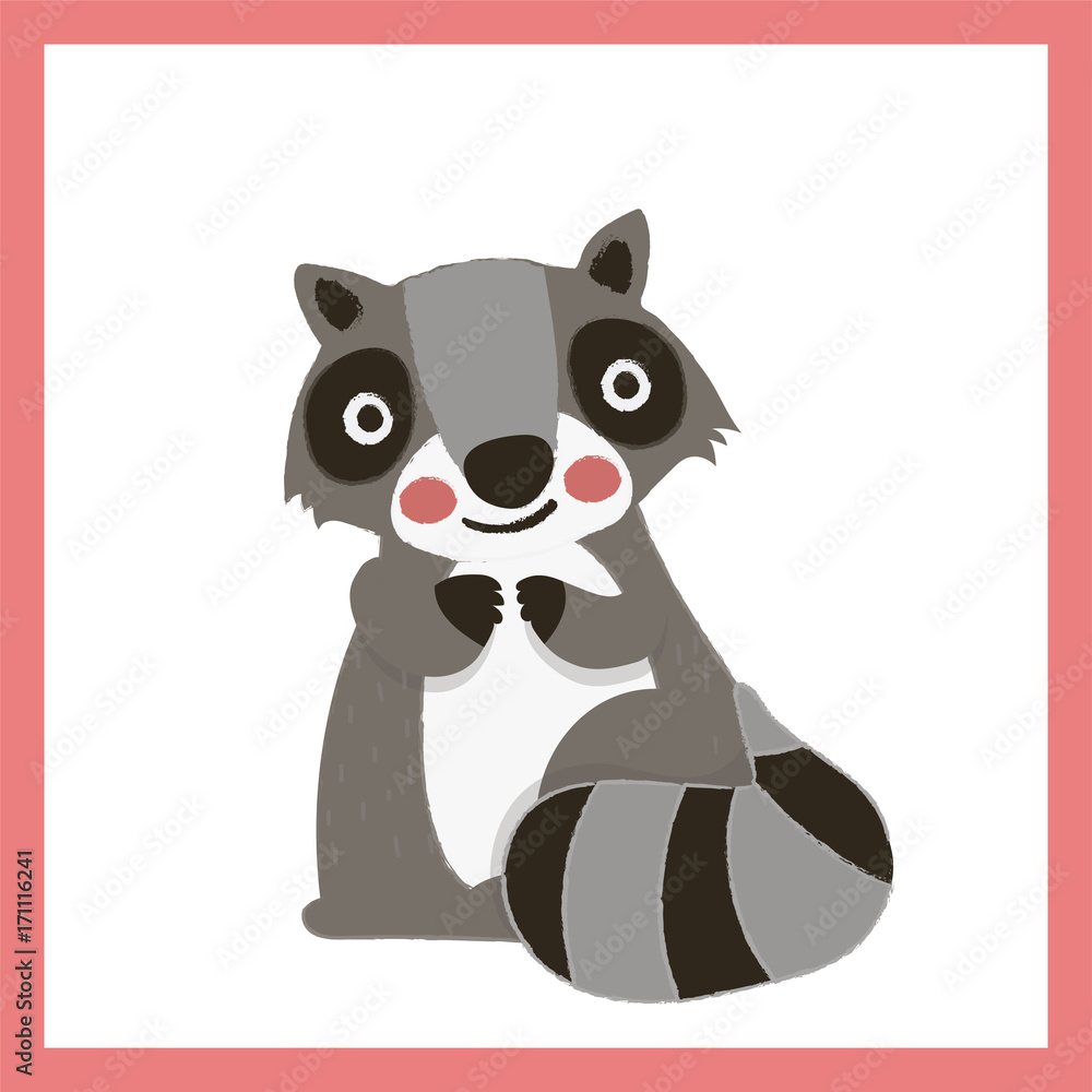 Fototapeta premium Illustration drawing style of animal