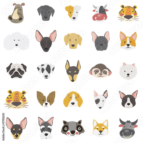 Illustration drawing style of animal