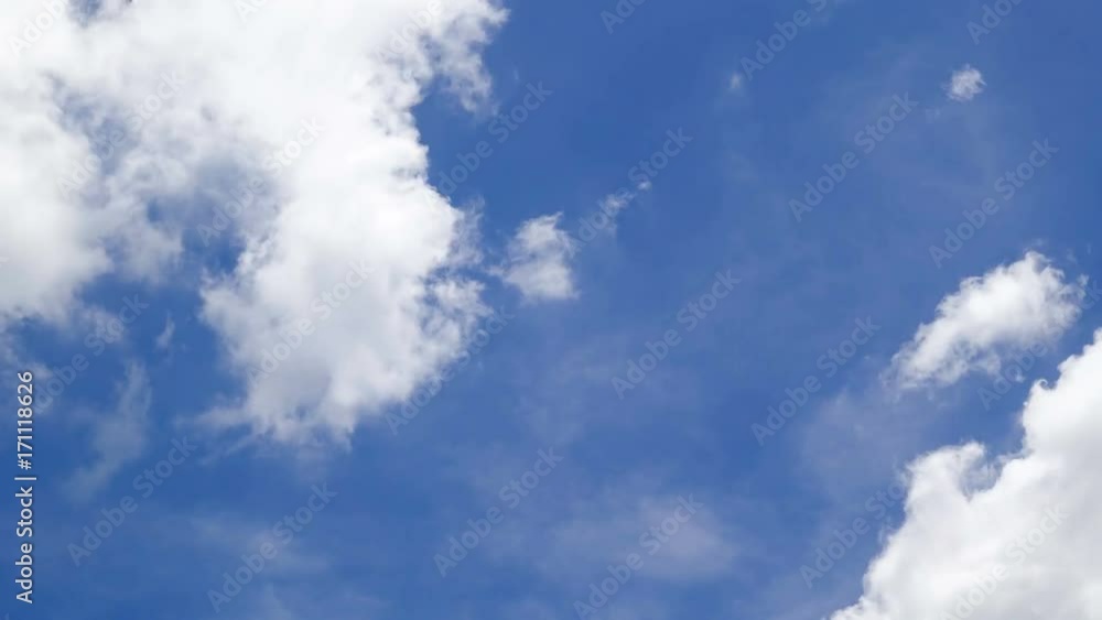 White clouds with blue sky. 4k time lapse footage. White clouds with blue sky. 4k time lapse footage.