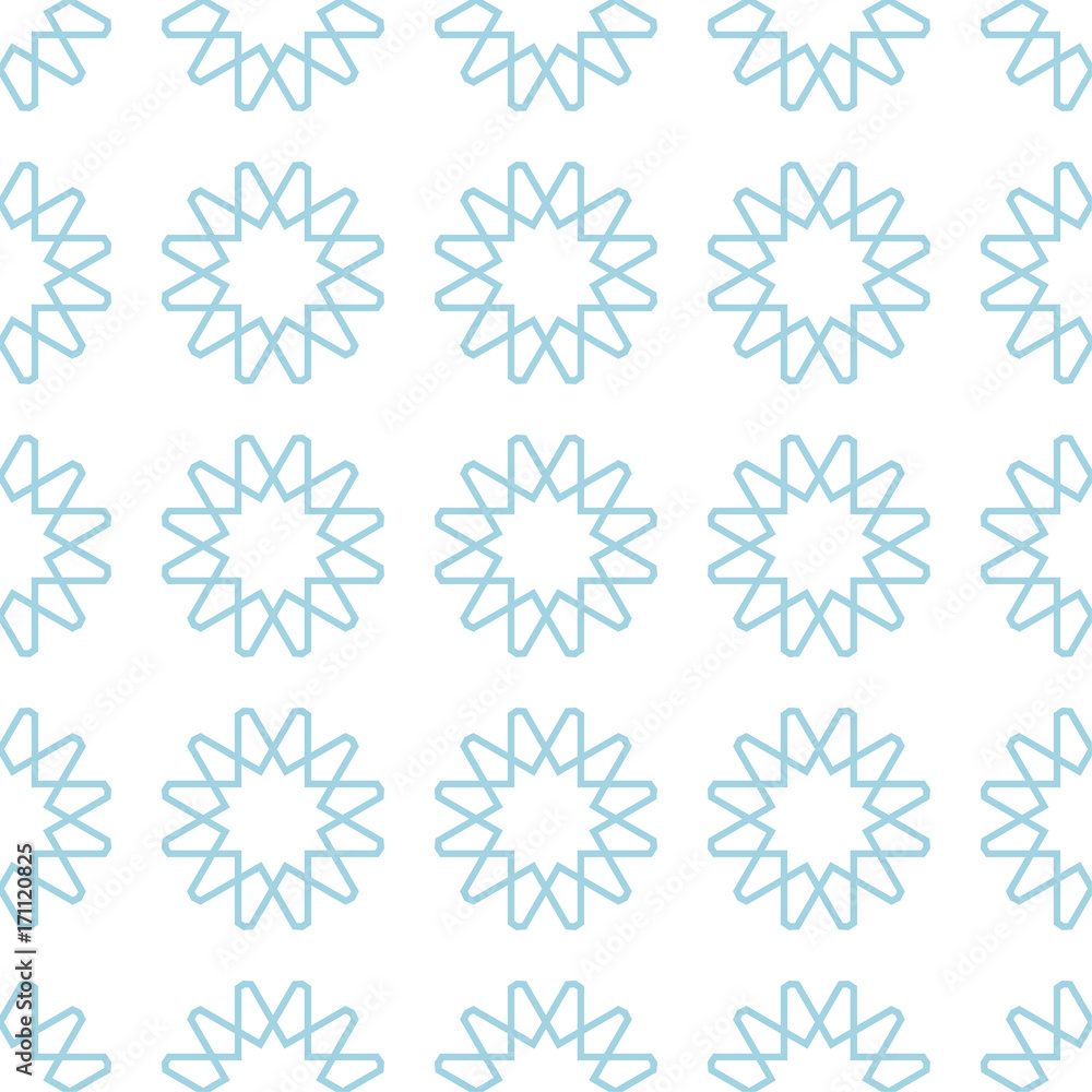 Geometric pattern for wallpapers. Blue and white seamless background Geometric pattern for wallpapers. Blue and white seamless background