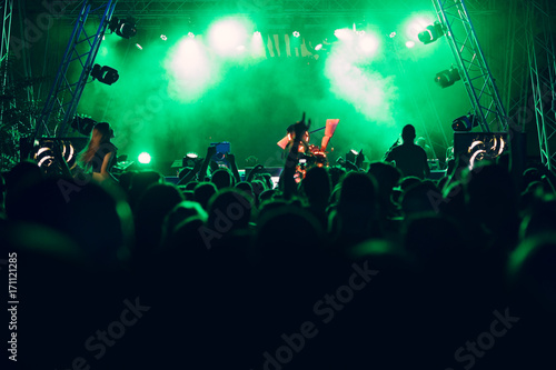 De-focused concert crowd © zorandim75