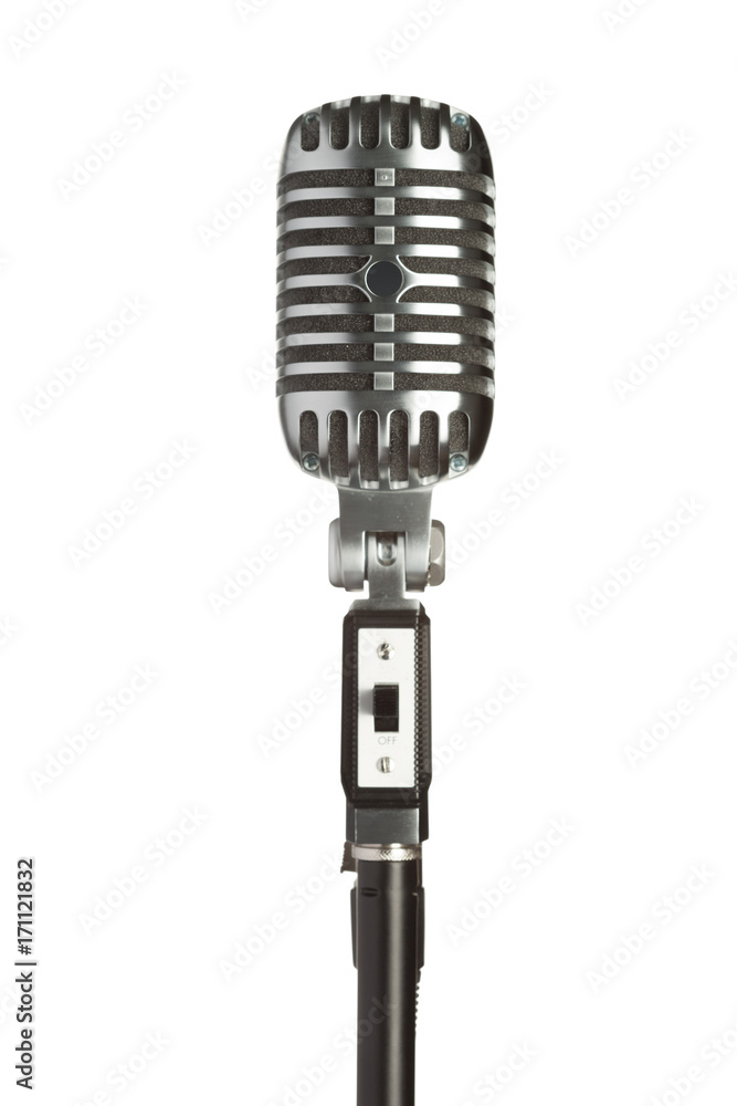 Fototapeta premium professional microphone isolated on white