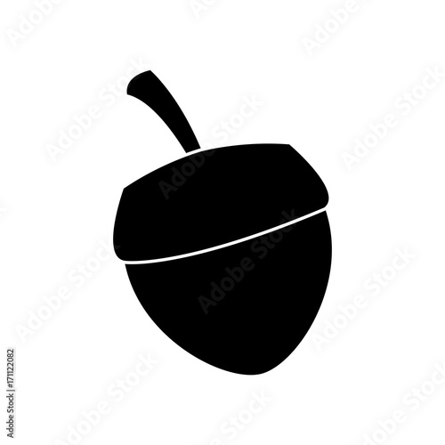 Nut natural snack icon vector illustration graphic design