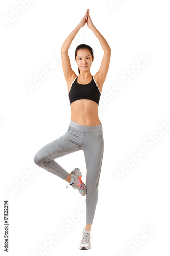 Fitness woman full length