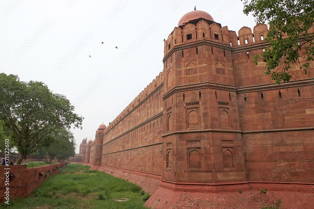 The Red Fort in Delhi, India