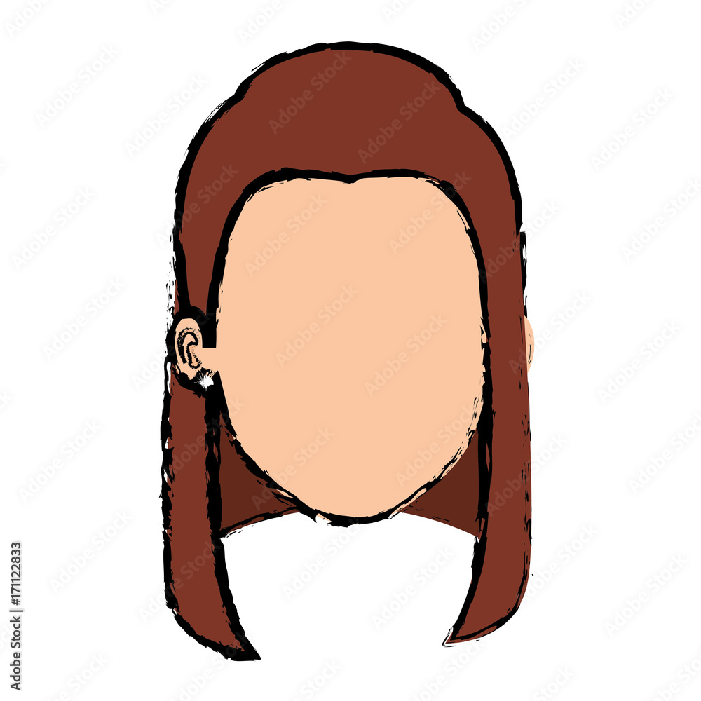 beautiful woman head avatar character vector illustration design beautiful woman head avatar character vector illustration design