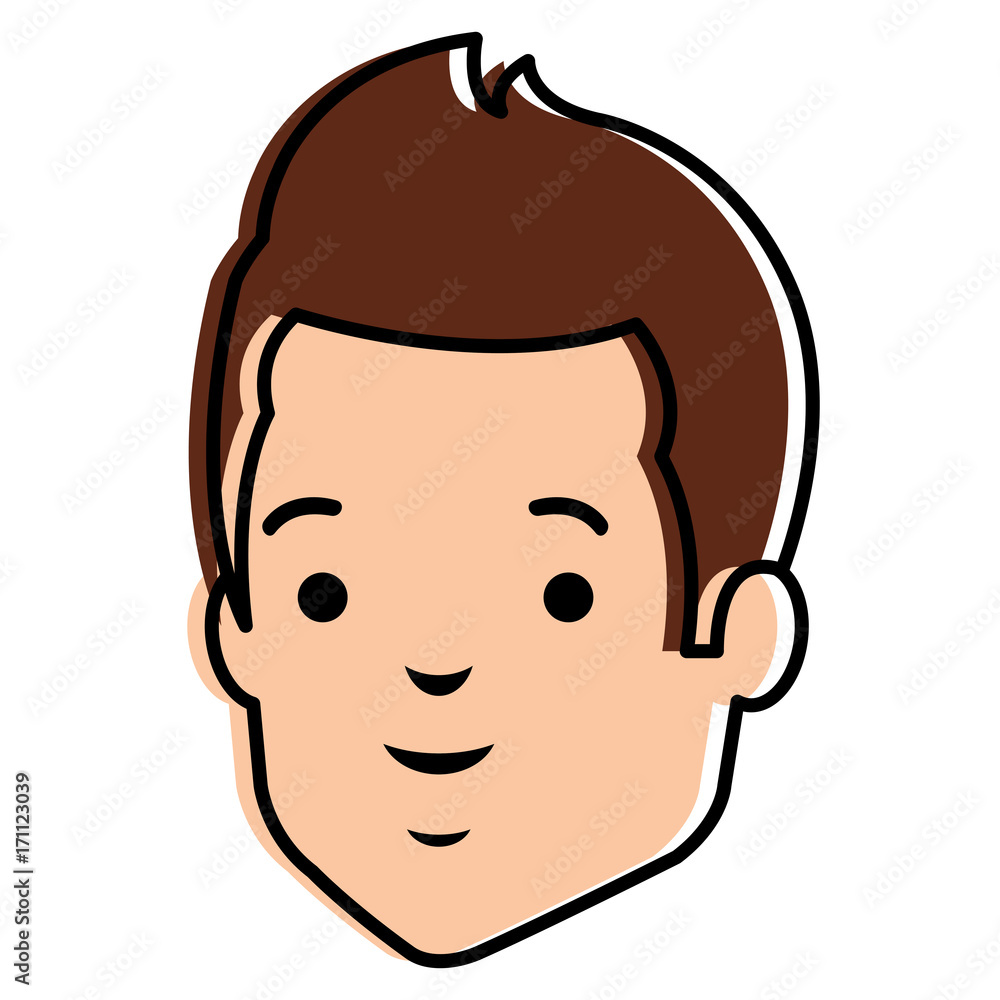 young man head avatar character vector illustration design young man head avatar character vector illustration design