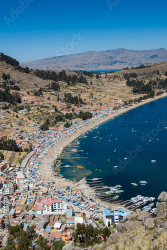 Copacabana beach on Lake Titicaca