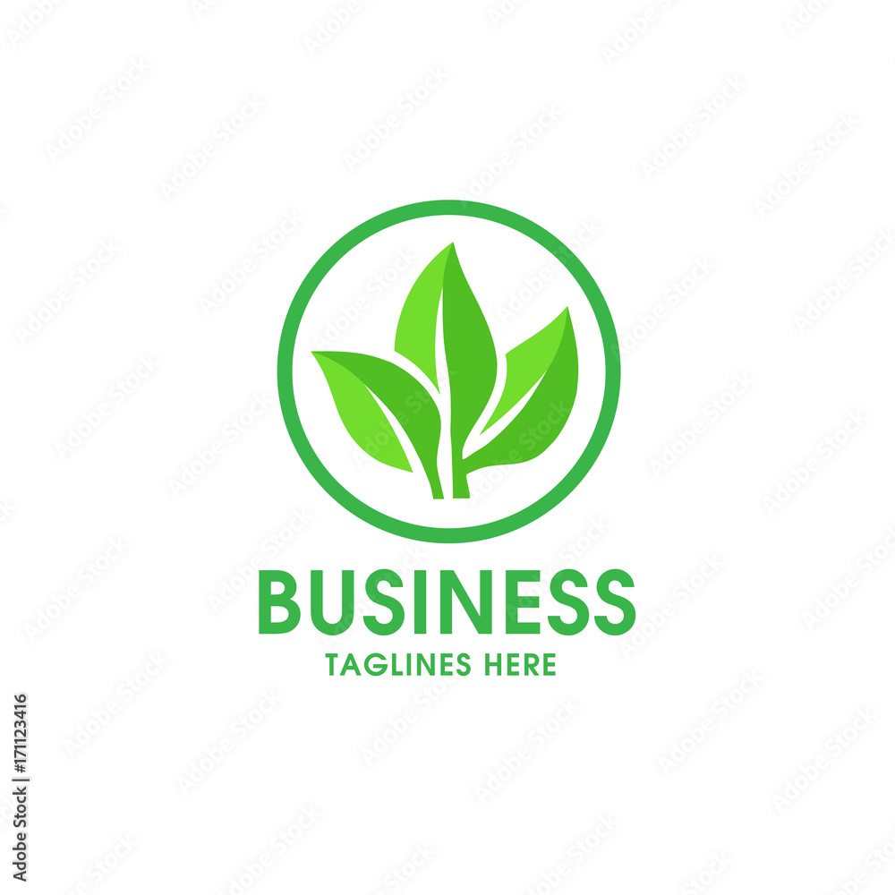 green leaf ecology nature logo green leaf ecology nature logo