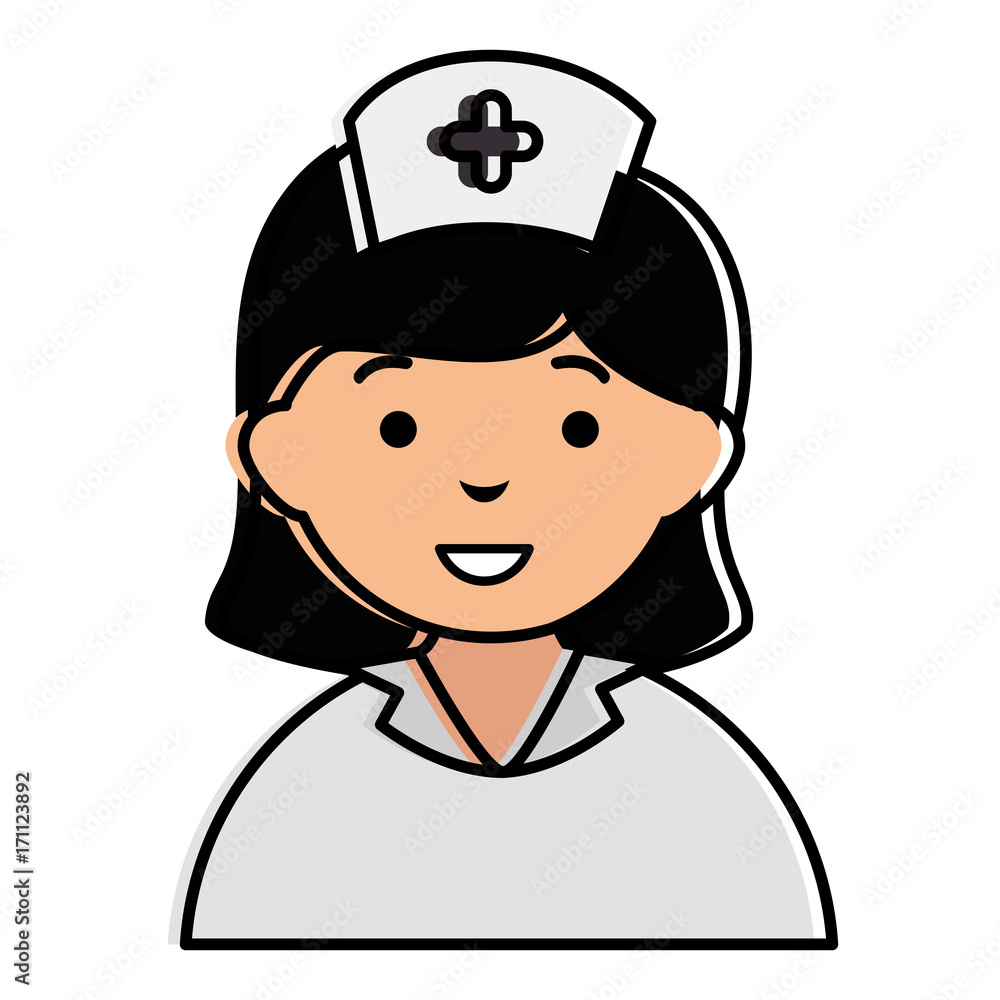 nurse beautiful avatar character vector illustration design nurse beautiful avatar character vector illustration design