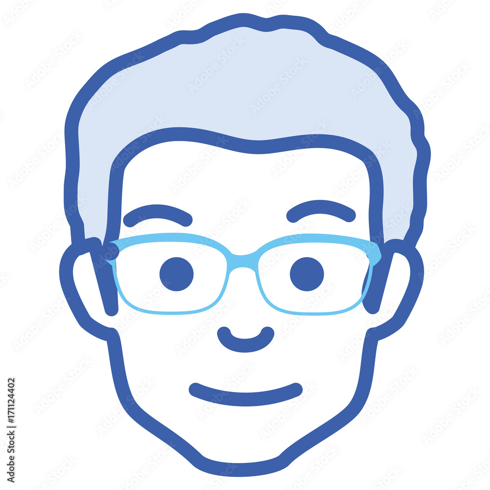 young man head avatar character vector illustration design young man head avatar character vector illustration design