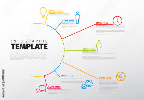 Vector multipurpose Infographic template