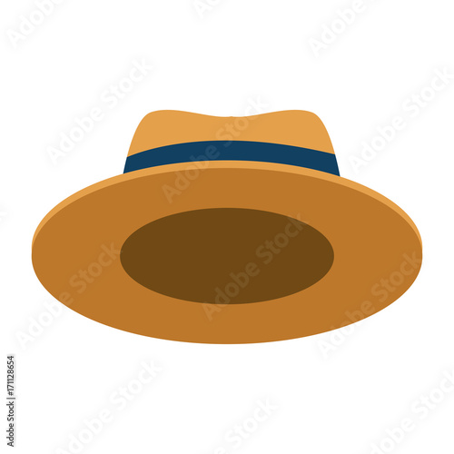 Vintage hat isolated icon vector illustration graphic design
