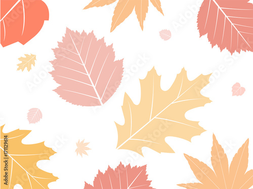 Fall leaves background