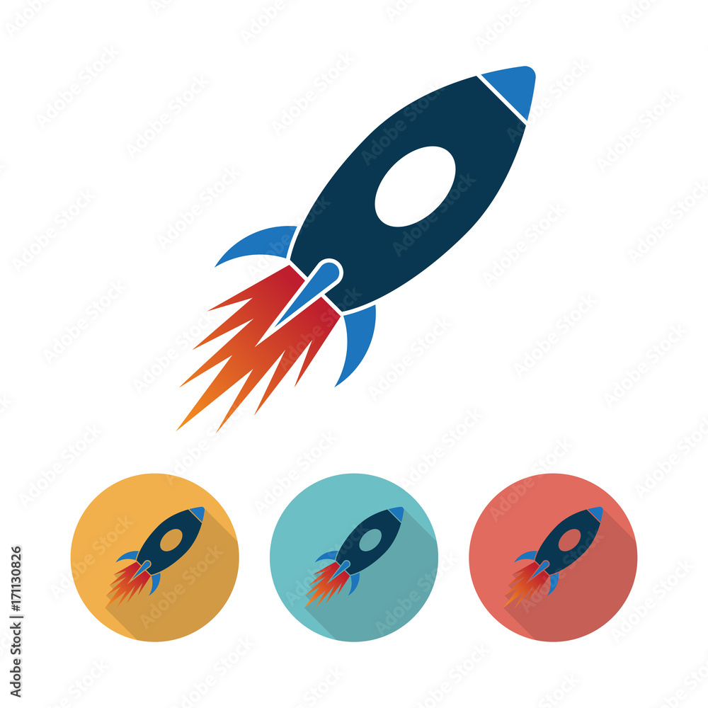 ROCKET ICON vector ROCKET ICON vector
