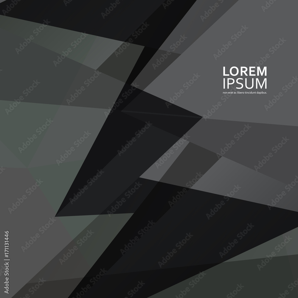 Vector Triangle Crystal Design / Geometry Concept Background Vector Triangle Crystal Design / Geometry Concept Background