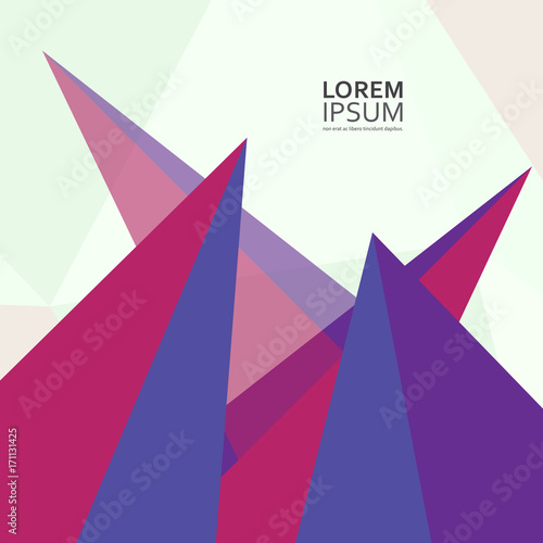 Vector low poly background. Illustration of abstract texture with triangles. Pattern design for banner, poster, flyer