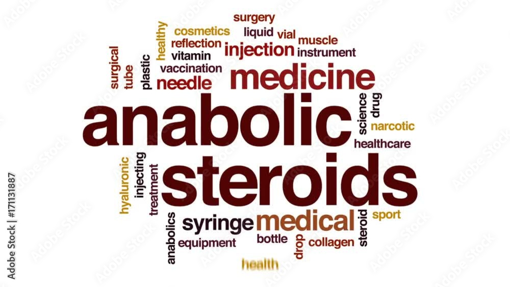 Anabolic steroids animated word cloud, text design animation. Anabolic steroids animated word cloud, text design animation.