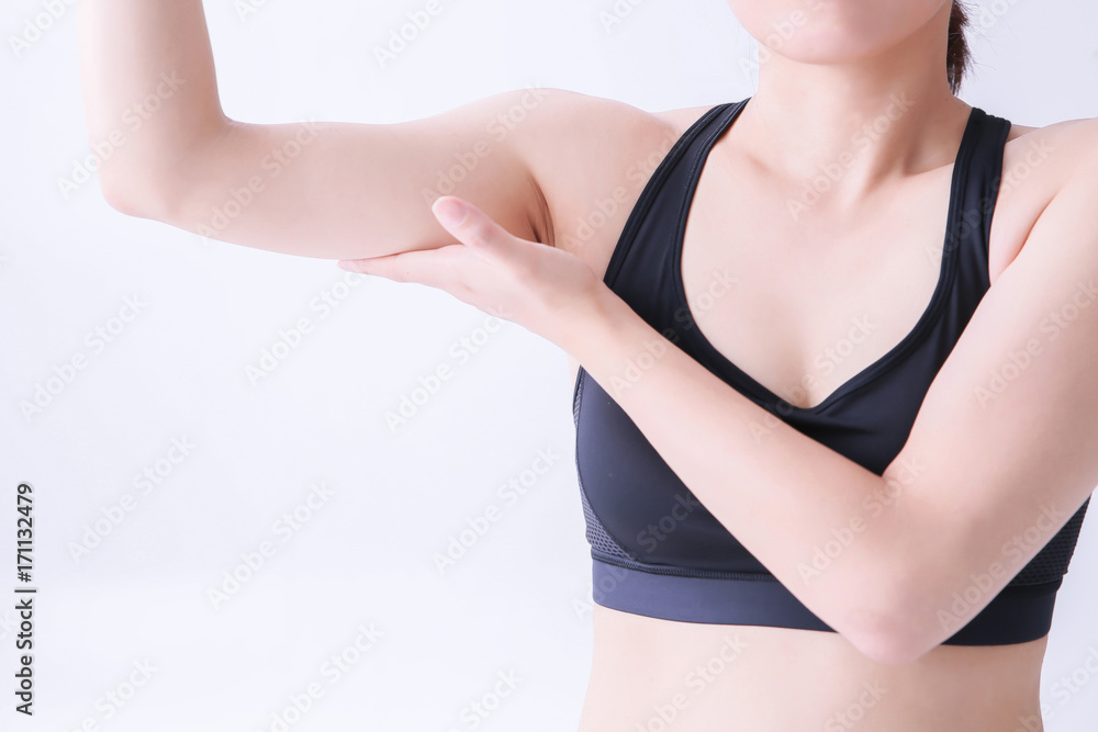 二の腕をつかむ女性 Stock 写真 Adobe Stock 二の腕をつかむ女性 Stock 写真 Adobe Stock