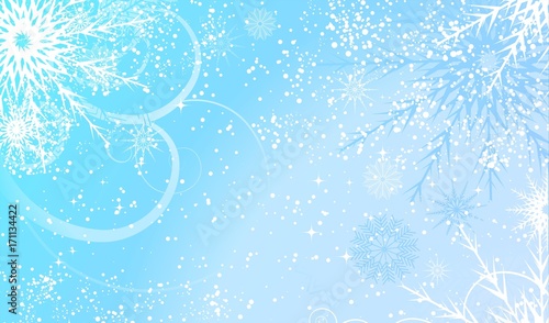 Abstract winter background ...