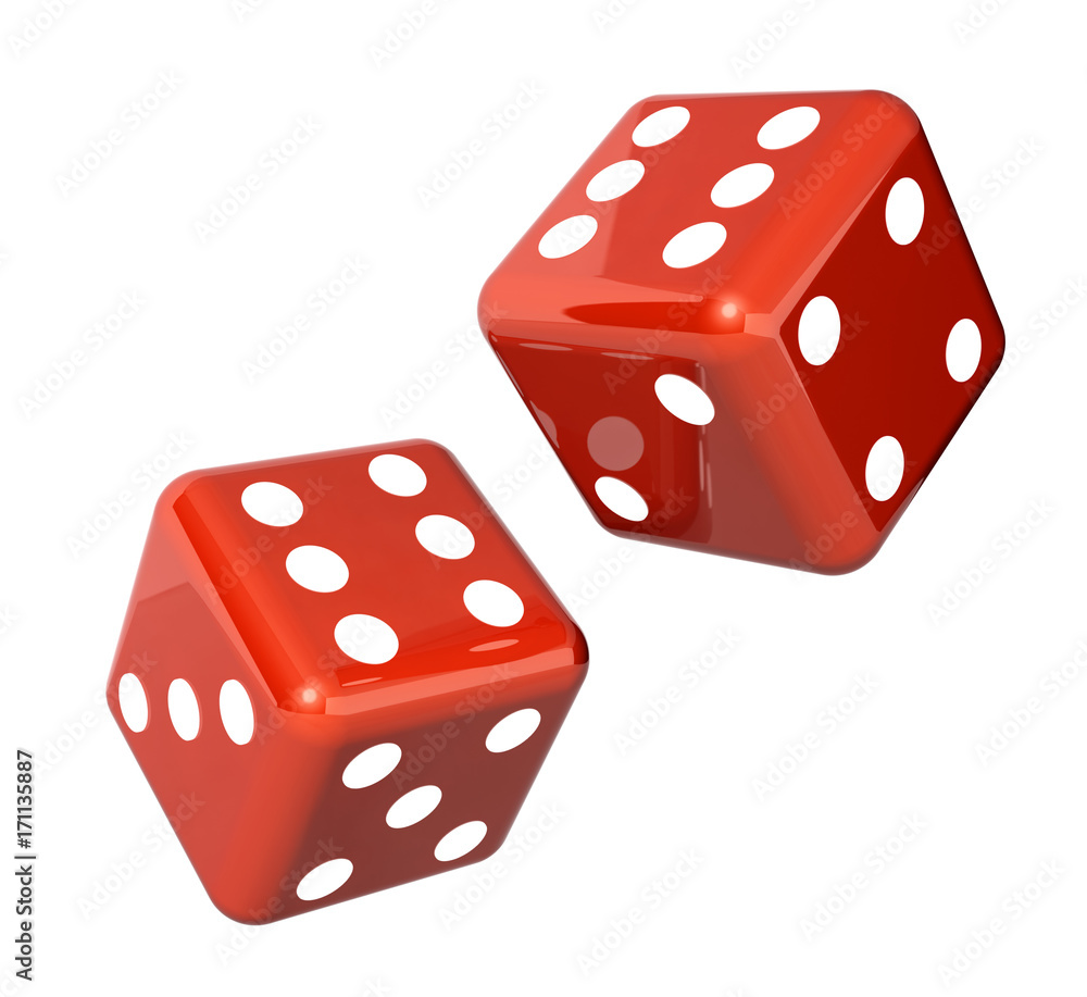 Falling dice for gambling Falling dice for gambling