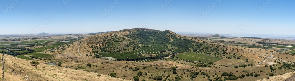 Golan heights panoramic view